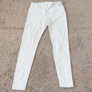 alo yoga white leggings